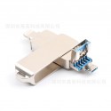 Cross border upgrade - expansion of USB flash disk 1tb2tb metal creative waterproof USB flash disk mobile phone computer compatible USB flash disk two in one