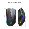 New wired mouse 6 DPI adjustable macro programming RGB luminous game mouse 7200dpi
