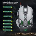 New wired mechanical game mouse luminous 7-button macro definition mouse supports gun pressing factory to issue one on behalf