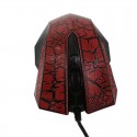 Wired mouse crack craft volcano crack Mouse Custom brand OEM gift USB mouse