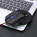 HXSJ colorful luminous game mouse photoelectric wired mouse computer peripherals customized mouse