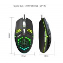 J400 new fan macro programming wired hole game mouse 8000dpi adjustable anti sweat design spot