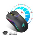 New wired mouse 6 DPI adjustable macro programming RGB luminous game mouse 7200dpi