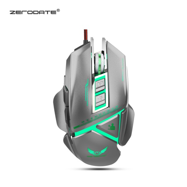The new 11 key game dazzle color macro programming mouse can be disassembled freely. The breeding block has a comfortable grip and 3200dpi can be adjusted
