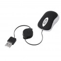 Mini wired mouse small dimension soft extension cable mouse