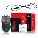 The new RGB luminous wired mouse, electronic game mouse, four gears can be adjusted to 6400dpi, and one PC can be issued on behalf of others