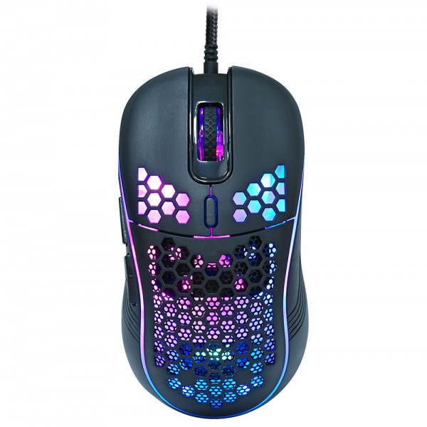 Gm86 lightweight Dongdong mouse racing lamp RGB luminous wired hollow out E-sports mouse Amazon