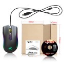 A869hxsj colorful luminous game mouse E-sports wired mouse DPI four gear adjustable 3200dpi