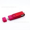 Cross border upgrade - expansion of USB flash disk 1tb2tb metal creative waterproof USB flash disk mobile phone computer compatible USB flash disk two in one