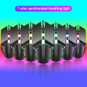 The new wired mouse multi-color backlight 1600dp office game mouse desktop notebook is suitable for one generation