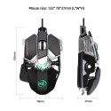 New mechanical game mouse 9-button macro definition color backlight wired mouse 6400dpi one PC