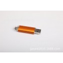Cross border upgrade - expansion of USB flash disk 1tb2tb metal creative waterproof USB flash disk mobile phone computer compatible USB flash disk two in one