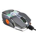 New chicken gun eating wired mouse 7-button programming mechanical game mouse colorful light one on behalf of hair