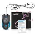 New X100 wired game mouse colorful luminous E-sports Office Mouse adjustable 3600dpi spot wholesale
