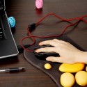 HXSJ water crack game mouse luminous foreign trade mouse seven button game mouse 3200dpi