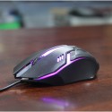Cable E-sports office mute Mouse USB game applicable to Dell Lenovo Xiaomi Apple luminous mechanical mouse