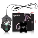 New mechanical game mouse 9-button macro definition color backlight wired mouse 6400dpi one PC