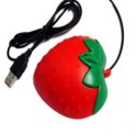 Boutique sweet and lovely strawberry mouse fashion fruit creative Mouse cartoon cable
