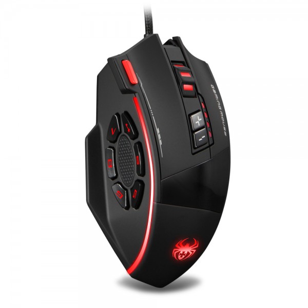 Zelotes master C-19 wired game mouse programming macro 12 button mouse factory direct selling mouse