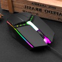 Cable E-sports office mute Mouse USB game applicable to Dell Lenovo Xiaomi Apple luminous mechanical mouse