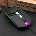 Cable E-sports office mute Mouse USB game applicable to Dell Lenovo Xiaomi Apple luminous mechanical mouse