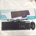 Backlight mechanical hand feeling keyboard and mouse set notebook desktop computer office business e-sports game keyboard and mouse