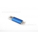 Cross border upgrade - expansion of USB flash disk 1tb2tb metal creative waterproof USB flash disk mobile phone computer compatible USB flash disk two in one