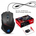 HXSJ new wired game mouse 9-button macro programming RGB luminous 7200dpi adjustable S600