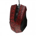 Wired mouse crack craft volcano crack Mouse Custom brand OEM gift USB mouse