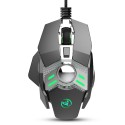 New chicken gun eating wired mouse 7-button programming mechanical game mouse colorful light one on behalf of hair