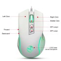 New X100 wired game mouse colorful luminous E-sports Office Mouse adjustable 3600dpi spot wholesale