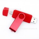 Cross border upgrade - expansion of USB flash disk 1tb2tb metal creative waterproof USB flash disk mobile phone computer compatible USB flash disk two in one