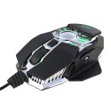New chicken gun eating wired mouse 7-button programming mechanical game mouse colorful light one on behalf of hair
