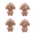 Mini cartoon metal musician U disk 16g creative car U disk business gift advertising U disk cute