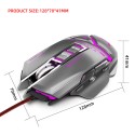 The new 11 key game dazzle color macro programming mouse can be disassembled freely. The breeding block has a comfortable grip and 3200dpi can be adjusted