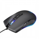 Ywyt can turn off 4-color luminous wired game mouse, E-sports mouse, one button boss, four gear adjustable DPI