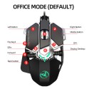 New mechanical game mouse 9-button macro definition color backlight wired mouse 6400dpi one PC