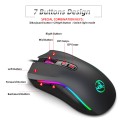 New wired mouse 6 DPI adjustable macro programming RGB luminous game mouse 7200dpi