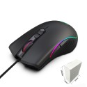 A869hxsj colorful luminous game mouse E-sports wired mouse DPI four gear adjustable 3200dpi