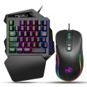 The new RGB luminous wired mouse supports macro programming games, office 6400 adjustable DPI, one from stock