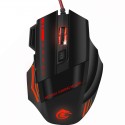 HXSJ colorful luminous game mouse photoelectric wired mouse computer peripherals customized mouse