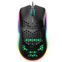 New mechanical game mouse 9-button macro definition color backlight wired mouse 6400dpi one PC