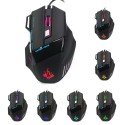 HXSJ luminous mouse manufacturer is suitable for professional game players