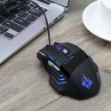 HXSJ luminous mouse manufacturer is suitable for professional game players