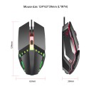 The new wired mouse multi-color backlight 1600dp office game mouse desktop notebook is suitable for one generation