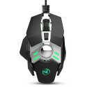 New chicken gun eating wired mouse 7-button programming mechanical game mouse colorful light one on behalf of hair