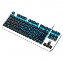 Cross border 87 key mechanical keyboard green axis black axis desktop computer e-game USB wired luminous keyboard f3087