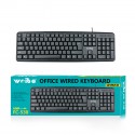 Cross border Weibo wired keyboard computer keyboard Western spot general wired keyboard waterproof and durable keyboard wholesale