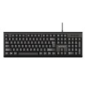 Cross border Weibo wired keyboard computer keyboard Western spot general wired keyboard waterproof and durable keyboard wholesale