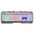 Light chasing leopard g700usb wired notebook metal panel game luminous keyboard mechanical handle keyboard